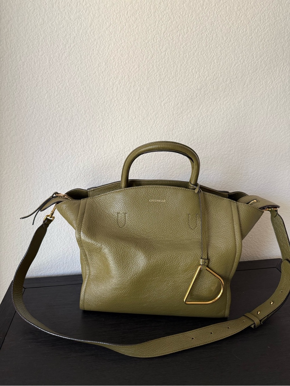 Coccinelle Narcisse in Olive Green Medium size - Picture 2 of 9